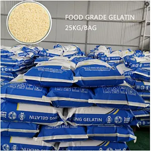 Halal Animal Skin Food Gelatin Bovine Edible Gelatin for Confectionery and Cakes 220 Bloom
