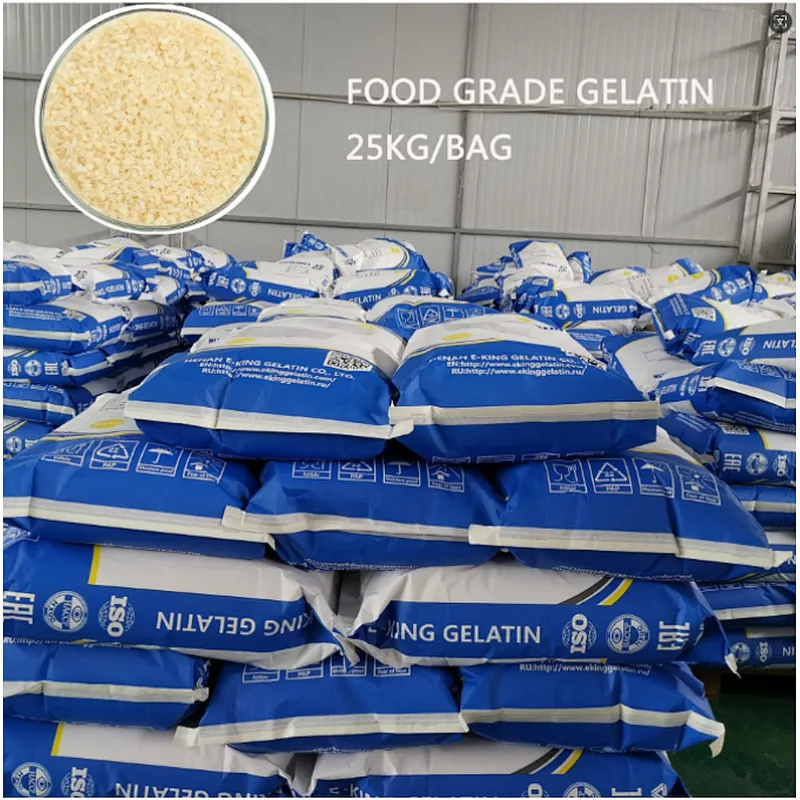 Halal Animal Skin Food Gelatin Bovine Edible Gelatin for Confectionery and Cakes 220 Bloom
